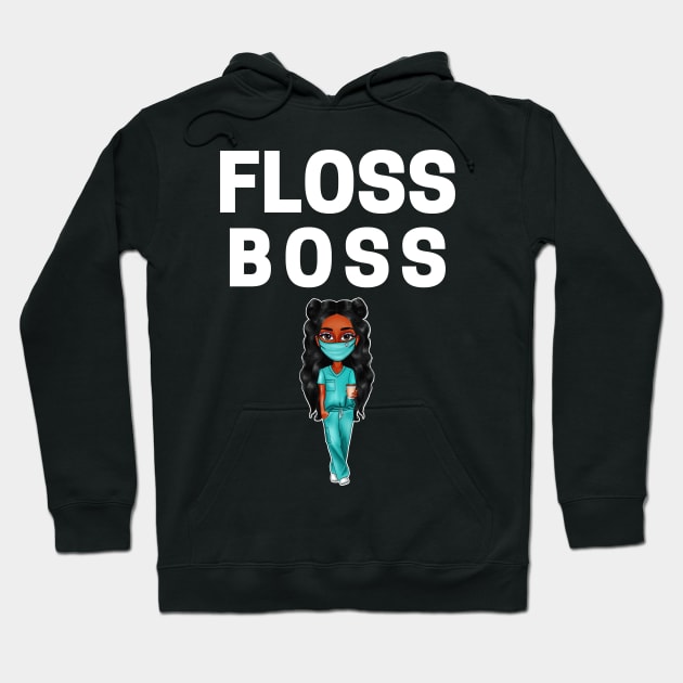 Black Dental Assistant Hoodie by Chey Creates Clothes
